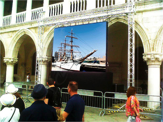 Hot sale P6.67 strong outdoor stage rental LED display 640x640mm easy to set up