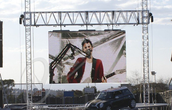 P6.25 Clear Waterproof Led Screen Outdoor With Die Casting Aluminum Frame