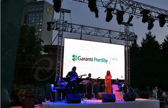High Resolution P6 Stage Background LED Display Full Color , SMD3528