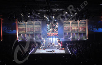 Custom Indoor P4.46 HD Video Wall LED Display Curtain Led Screen For Concert