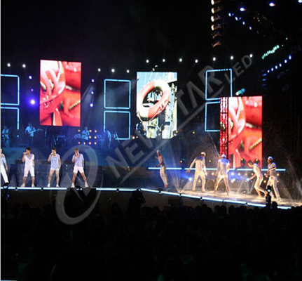 Waterproof P7.62 Indoor Full Color LED Display Board , Stage Background Led Screen