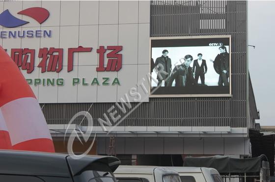 Outdoor Led TV Advertising Displays , High Resolution Led Screen Pixel Pitch 10mm