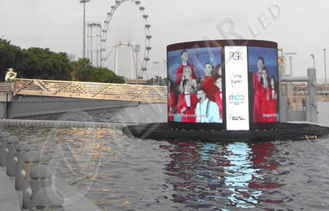 1R1G1B P10 Flexible LED Display Outdoor IP65 (Front Side) , IP54 (Back Side)