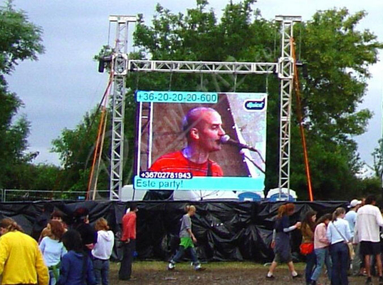 Ultra Thin P7.81 Waterproof Led Screen , led full color display For Concerts And Events