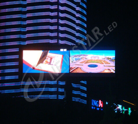 Outdoor SMD 3535 P8 LED Signs High Definition 7000cd/㎡ LED Screen display