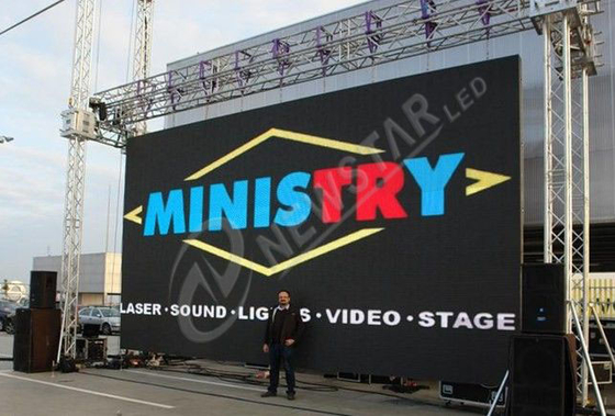 Concert Stage Background Led Display Rental , Largest High Definition Video Screen