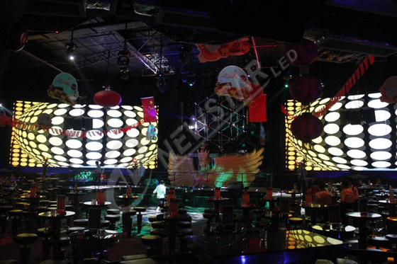 HD P5.21 RGB Slim Indoor SMD LED Display Boards , Soft Led Curtain Screen